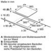 60 cm schwarzes Elektro-Kochfeld mit Edelstahlrahmen, modern und elegant