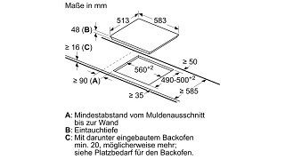 60 cm schwarzes Elektro-Kochfeld mit Edelstahlrahmen, modern und elegant