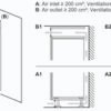 Serie 6 Einbau-Kühlschrank mit Gefrierfach 122.1 x 55.8 cm Flachscharnier mit Softeinzug
