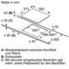 Zeitloses schwarzes Elektro-Kochfeld, 60 cm breit, herdgesteuert, mit Edelstahlrahmen