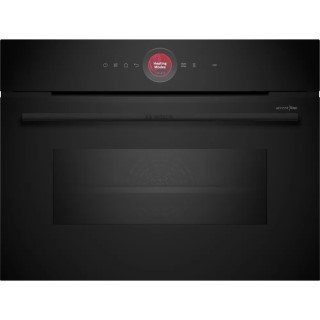 Bosch Serie 8 CMG9241B1 Einbau-Kompaktbackofen mit Mikrowellenfunktion in Schwarz, Frontansicht. Kreaktivmoebel, Kreativ möbel.