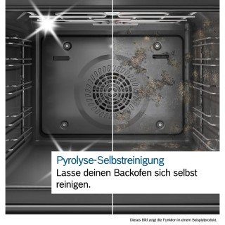 Bosch Serie 8 CMG978NB1 Einbau-Kompaktbackofen mit Mikrowellenfunktion, 60 x 45 cm, Schwarz
