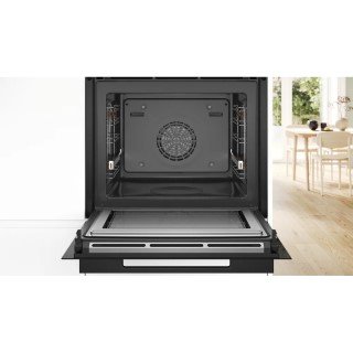 Bosch Serie 8 HMG978NB1 Einbau-Backofen mit Mikrowellenfunktion 60 x 60 cm Schwarz