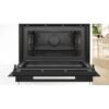 Bosch Serie 8 CMG976KB1 Einbau-Kompaktbackofen mit Mikrowellenfunktion, 60 x 45 cm, Schwarz
