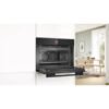 Bosch Serie 8 CMG9241B1 Einbau-Kompaktbackofen mit Mikrowellenfunktion, 60 x 45 cm, Schwarz