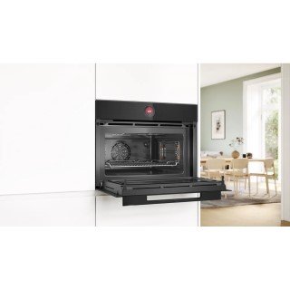 Bosch Serie 8 CMG9241B1 Einbau-Kompaktbackofen mit Mikrowellenfunktion, 60 x 45 cm, Schwarz