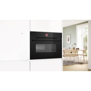 Bosch Serie 8 CMG9241B1 Einbau-Kompaktbackofen mit Mikrowellenfunktion, 60 x 45 cm, Schwarz