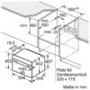 Bosch Serie 8 CMG976KB1 Einbau-Kompaktbackofen mit Mikrowellenfunktion, 60 x 45 cm, Schwarz