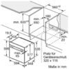 Bosch Serie 8 HMG978NB1 Einbau-Backofen mit Mikrowellenfunktion 60 x 60 cm Schwarz