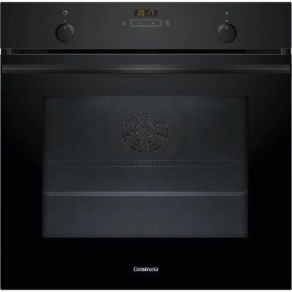 Constructa Einbau-Backofen 60 x 60 cm Schwarz Modell CF4M61063 Frontansicht. Kreaktivmoebel, Kreativ möbel