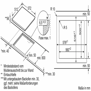 BOSCH Serie 8 Induktionskochfeld 60cm Schwarz, PXY621DX6E