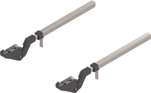 Aventos HF Teleskophebel -Set KH =480-570mm Nickel 20F3200 | 20F3200.01
