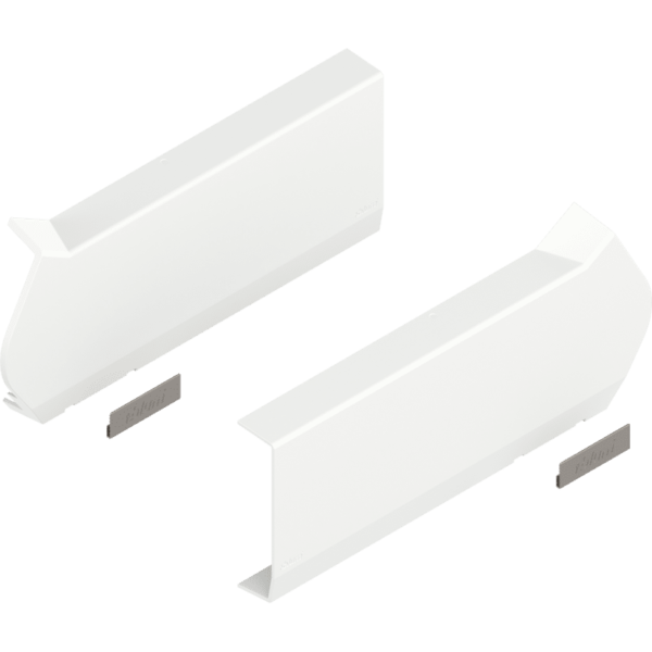 AVENTOS HF Hochfaltklappe, Abdeckkappenset, links/rechts seidenweiß