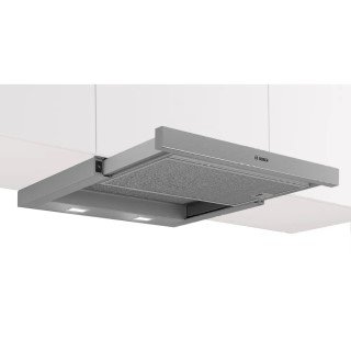 BOSCH Serie 2 Flachschirmhaube 60cm Silber Vorderansicht. Kreaktivmoebel, Kreativ möbel