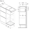 BOSCH Serie 6 Kochfeld mit Dunstabzug (Induktion) 70 cm Rahmenlos aufliegend PVQ711F15E