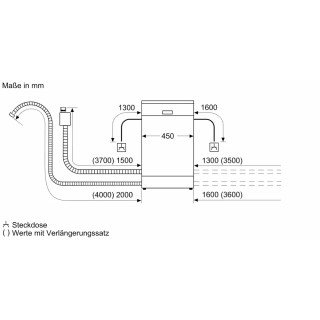 Bosch Serie 2 SPI2HKS42E Kompakt Geschirrspüler 45 cm