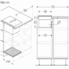 BOSCH Serie 6 Kochfeld mit Dunstabzug (Induktion) 70 cm Rahmenlos aufliegend PVQ711F15E