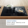 BOSCH Serie 6 Kochfeld mit Dunstabzug (Induktion) 80 cm Rahmenlos aufliegend PVQ811H26E