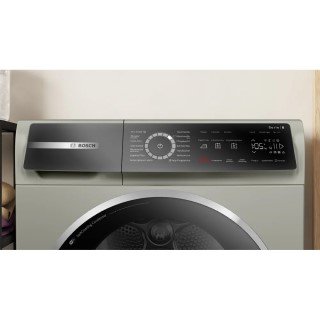 BOSCH Serie 8 Wärmepumpentrockner 9 kg Silber-inox WQB246CX0