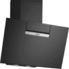 BOSCH Serie 4 Wandesse 80 cm Klarglas schwarz DWK87FN60 frontal Kreaktivmoebel, Kreativ Möbel