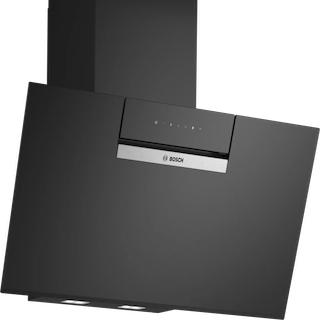 BOSCH Serie 4 Wandesse 80 cm Klarglas schwarz DWK87FN60 frontal Kreaktivmoebel, Kreativ Möbel