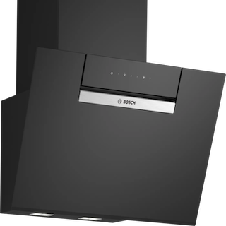 BOSCH Serie 4 Wandesse 60 cm Klarglas schwarz DWK67FN60 frontal Kreaktivmoebel, Kreativ Möbel