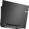 BOSCH Serie 8 Umluft-Wandhaube 90 cm Klarglas schwarz DWJ91LT60 frontal montiert Kreaktivmoebel, Kreativ Möbel