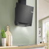 BOSCH Serie 8 Wandesse 90 cm Klarglas schwarz bedruckt Schwarz DWK91LT60