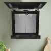 BOSCH Serie 8 Umluft-Wandhaube 90 cm Klarglas schwarz bedruckt Schwarz DWJ91LT60