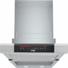 BOSCH Serie 8 Flachschirmhaube 60 cm Edelstahl DFS067K51 frontal im Oberschrank montiert Kreaktivmoebel, Kreativ Möbel