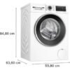 BOSCH Serie 6 Waschmaschine Frontlader 9 kg WGG244140