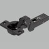 KREAKTIVMOEBEl Eingebautes BLUM CLIP top Scharnier Innenanschlag 95° onyxschwarz (70T975OX.TL) – dezente Optik für dunkle Möbeldesigns