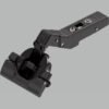 KREAKTIVMOEBEL Eingebautes Blum CLIP top BLUMOTION Winkelscharnier 95° +45° onyxschwarz (79B9698OX) – elegante Lösung für dunkle Möbel mit Winkelanschlag