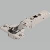 KREAKTIVMOEBEL Blum CLIP top BLUMOTION Profiltürscharnier 95° (71B955-V250) – Seitenansicht mit Montageplatte und spezieller Konstruktion für Profiltüren
