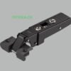 KREAKTIVMOEBEL Blum CLIP top Alurahmenscharnier 95° in Schwarz (70T950A.OX) – elegantes Scharnier für dunkle Alurahmentüren