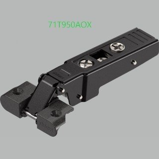 BLUM CLIP top Alurahmenscharnier 95° onyxschwarz 71T950AOX