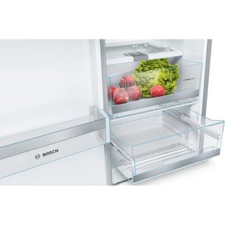 Bosch Serie 6 KSV36AIDP Freistehender Kühlschrank 186 x 60 cm Gebürsteter Stahl AntiFingerprint