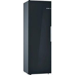 Bosch Serie 4 KSV36VBEP freistehender Kühlschrank in Schwarz – Frontansicht. Kreaktivmoebel, Kreativ möbel.