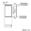Bosch Serie4 KIR31VFE0 Einbau-Kühlschrank 102.1 x 54.1 cm Flachscharnier