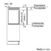 Bosch Serie4 KIR21VFE0 Einbau-Kühlschrank 87.4 x 54.1 cm Flachscharnier
