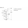 Bosch Serie4 KIR41VFE0 Einbau-Kühlschrank 122.1 x 54.1 cm Flachscharnier