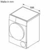 BOSCH Serie 4 Wärmepumpentrockner 8 kg Weiß WTH83V04
