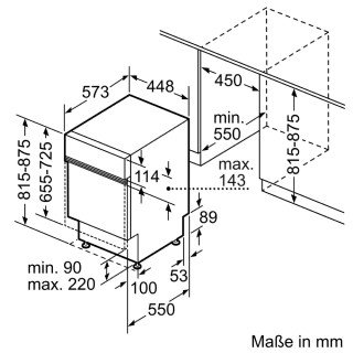 Bosch Serie 2 SPI2IKS10E Teilintegrierter Geschirrspüler 45 cm Gebürsteter Stahl