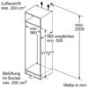 Bosch Serie4 KIR81VFE0 Einbau-Kühlschrank 177.2 x 54.1 cm Flachscharnier