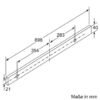 BOSCH Serie 4 Flachschirmhaube 90 cm Silber DFL094A51