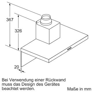 BOSCH Serie 4 Wandesse 60 cm Edelstahl DWB66DM50