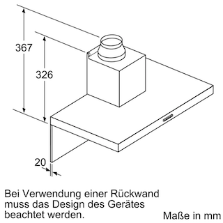 BOSCH Serie 4 Wandesse 60 cm Edelstahl DWB67IM50