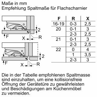 Bosch Serie4 KIR41VFE0 Einbau-Kühlschrank 122.1 x 54.1 cm Flachscharnier