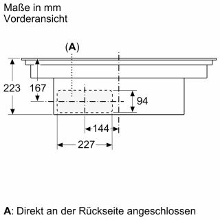 BOSCH Serie 4 PVS831B16E Kochfeld mit Dunstabzug (Induktion) 80cm Rahmenlos aufliegend