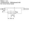 BOSCH Serie 4 PVS831B16E Kochfeld mit Dunstabzug (Induktion) 80cm Rahmenlos aufliegend